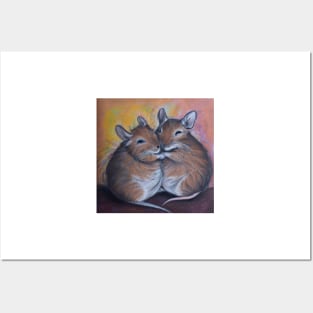Degu Oil Painting Posters and Art